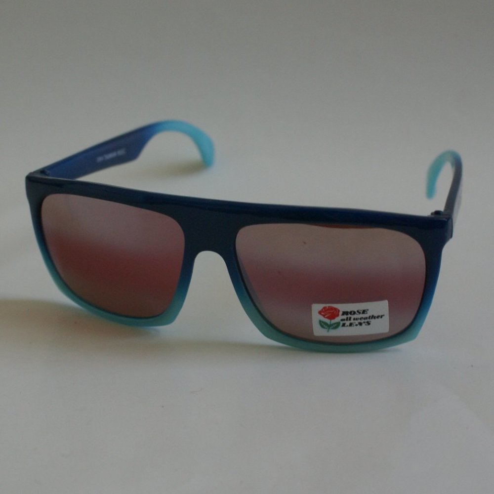 True Vintage 2-tone frame color All weather Rose Rectangular Sunglasses